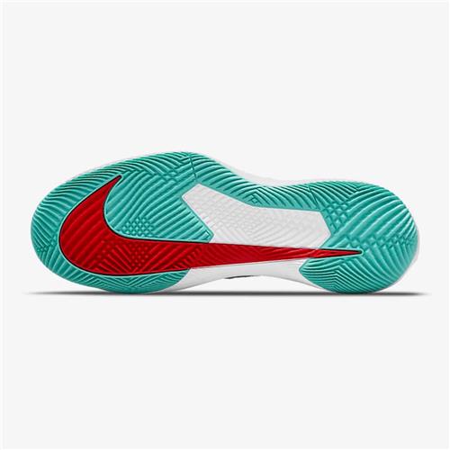 Nike Air Zoom Vapor Pro HC Womens Shoe (White/Habanero Red/Pomegranate/Washed Teal)