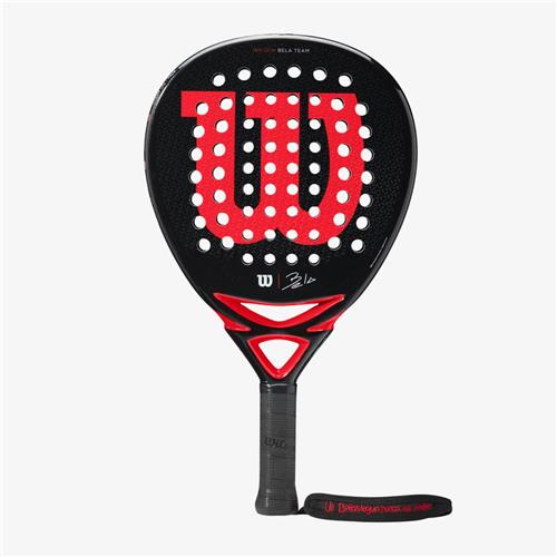 Wilson Bela Team Padel Racquet (Black/Red)