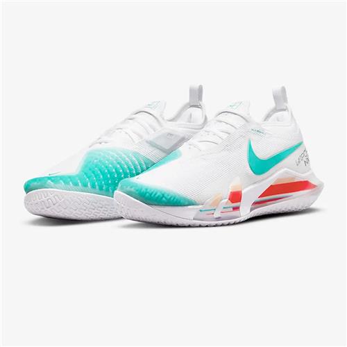 Nike React Vapor NXT HC Womens Shoe (White/Habanero Red/Pomegranate/Washed Teal)