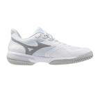 Mizuno Wave Exceed Court AC Women's Tennis Shoes (White/Ultimate Grey/Harbor Mist)