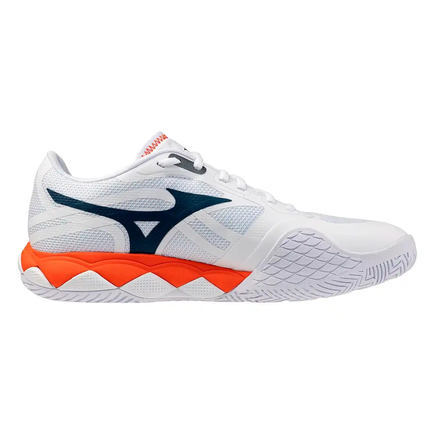 Mizuno Wave Enforce Tour 2 AC Men's Shoes (White/Insigna Blue/Orange)