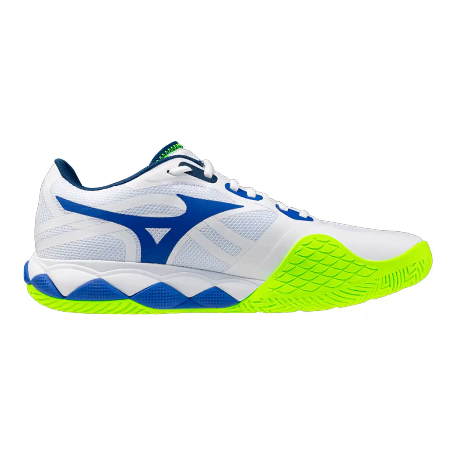 Mizuno Wave Enforce Tour 2 AC Men's Shoes (White/Blue/Yellow)