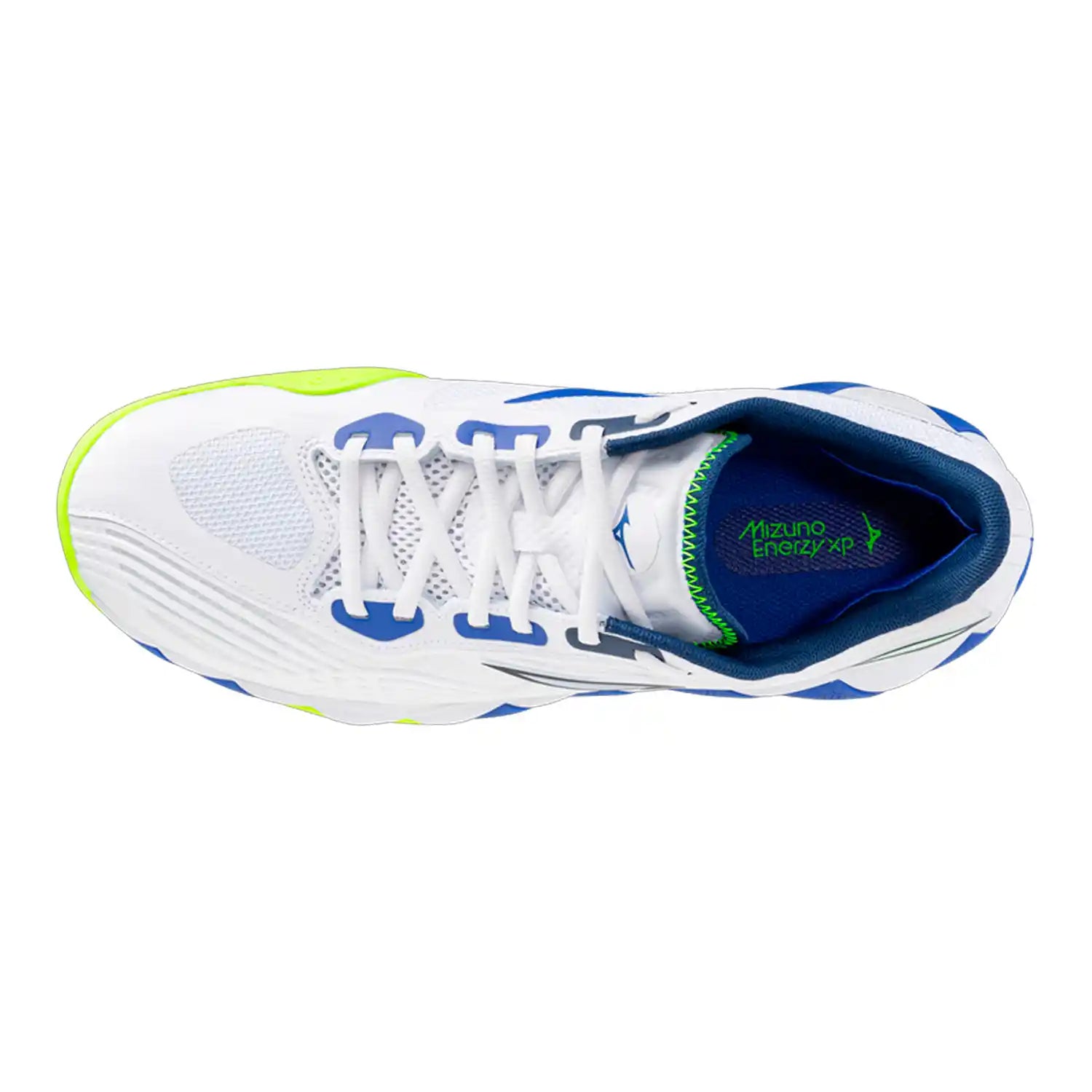 Mizuno Wave Enforce Tour 2 AC Men's Shoes (White/Blue/Yellow)