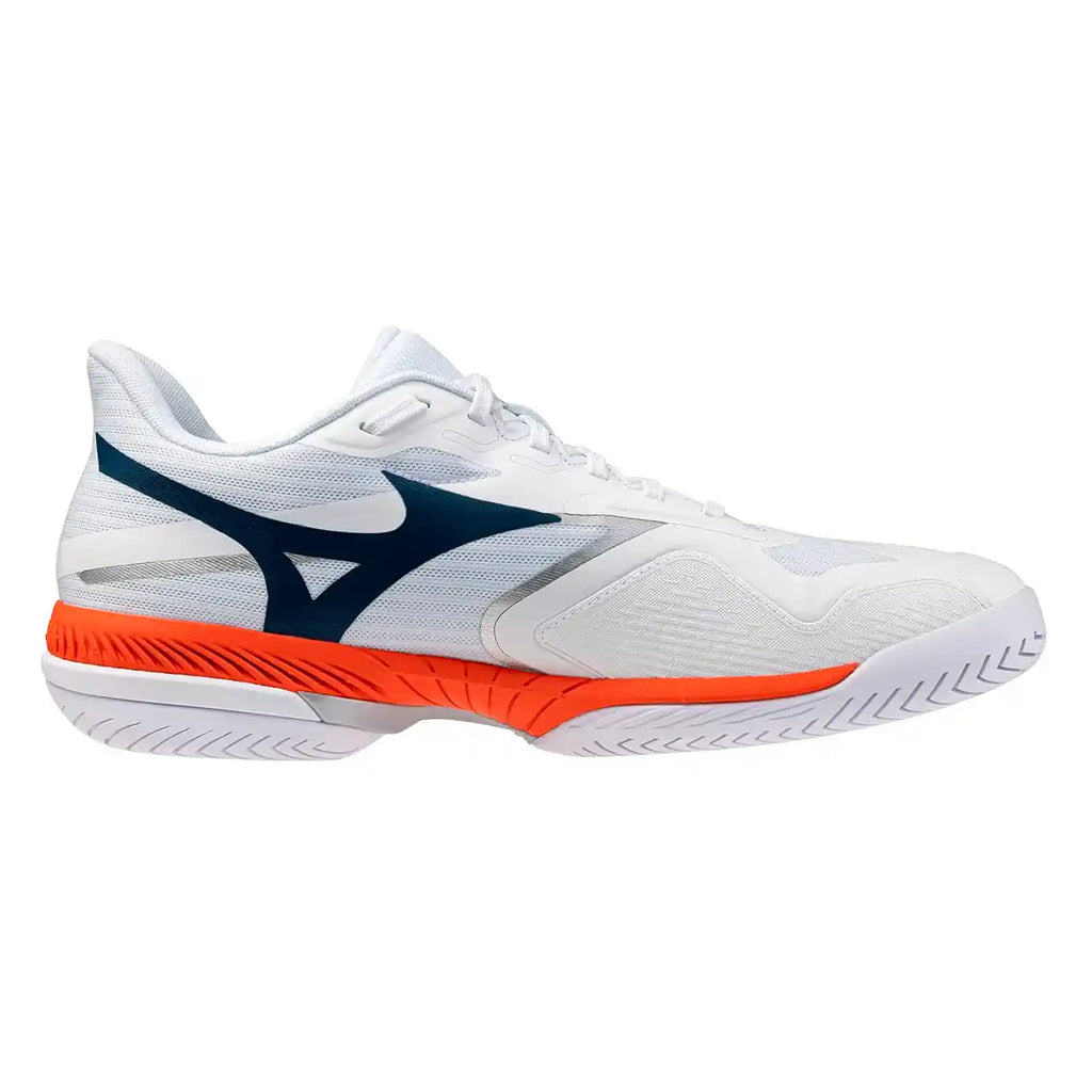 Mizuno Wave Exceed Court AC Men's Shoes (White/Insigna Blue/Orange)