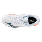 Mizuno Wave Exceed Court AC Men's Shoes (White/Insigna Blue/Orange)