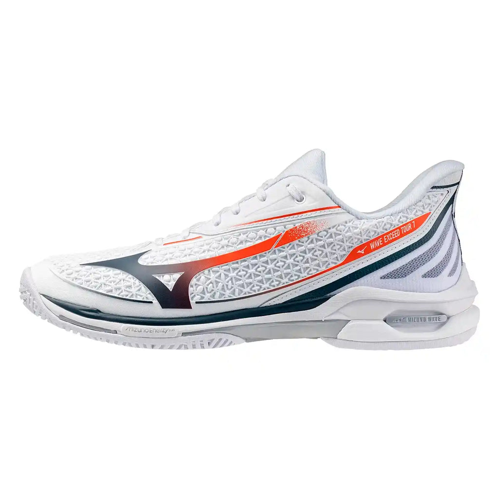 Mizuno Wave Exceed Tour 7 AC Men's Shoes (White/Insigna Blue/Orange)
