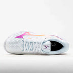Mizuno Wave Exceed Tour 7 AC Women's Shoes (White/Dahlia/Lava Orange)