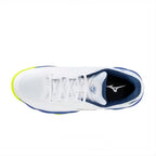 Mizuno Enforce Court AC Mens Shoes (White/Dazzling Blue/Lightning Yellow)