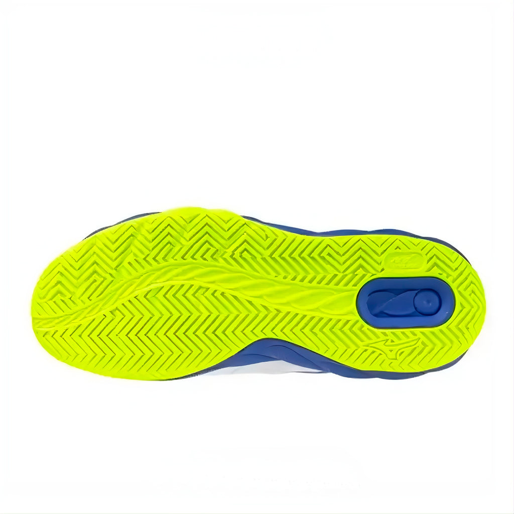 Mizuno Enforce Court AC Mens Shoes (White/Dazzling Blue/Lightning Yellow)