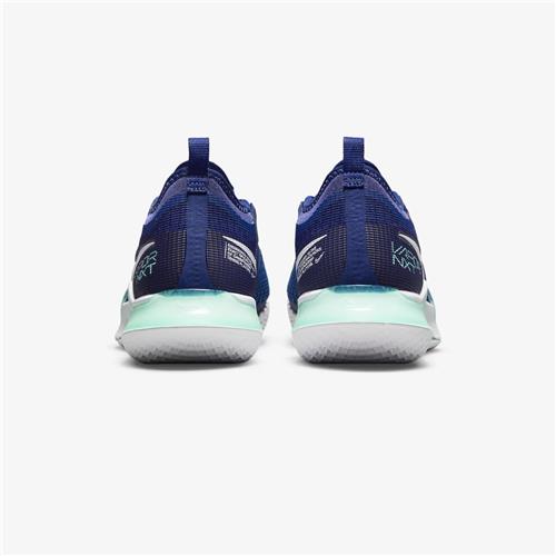 NikeCourt React Vapor NXT HC Mens Shoe (Deep Royal Blue/Dynamic Turquoise/Magma Orange/White)