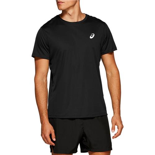 Asics Mens Silver Short Sleeve Top (Performance Black)