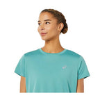 Asics Womens Silver Short Sleeved Top (Sage)