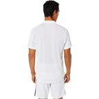 Asics Mens Match Actibreeze Polo Shirt (Brilliant White)