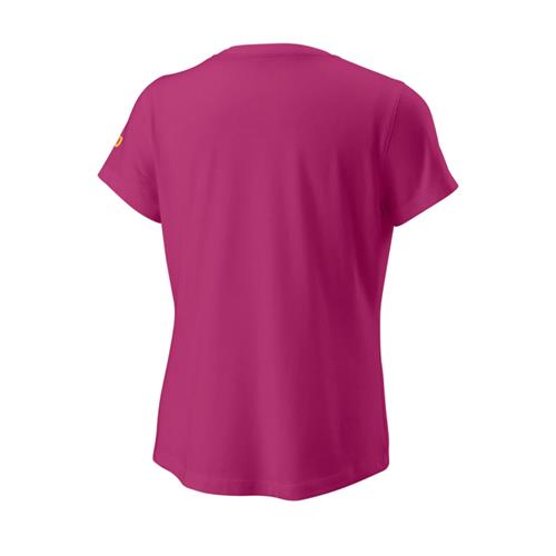Wilson Girls Emoti-Fun Tech Tee (Rouge)