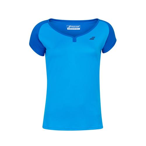 Babolat Womens Play Cap Sleeve Top (Blue Aster)