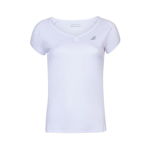 Babolat Womens Play Cap Sleeve Top (White/White)