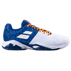 Babolat Propulse Blast All Court Mens Shoe (White/Dark Blue)