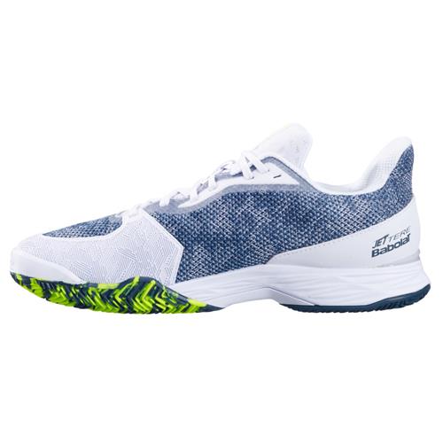 Babolat Jet Tere Clay Mens Shoe (White/Dark Blue)