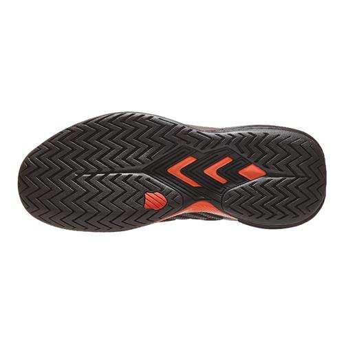 K-Swiss Ultrashot 3 Mens Tennis Shoes (Asphalt/Jet Black/Spicy Orange)