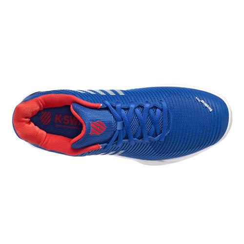 K-Swiss Ultrashot 3 Mens Tennis Shoes (Classic Blue/Berry Red/Lemoin Chrome)