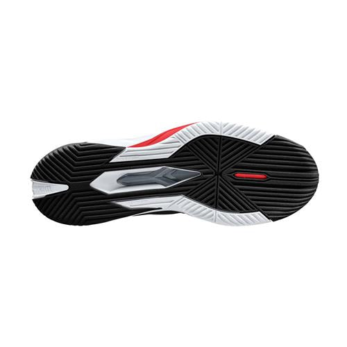 Wilson Rush Pro 4.0  Mens Tennis Shoes (Black/White/Poppy)