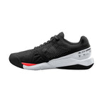 Wilson Rush Pro 4.0  Mens Tennis Shoes (Black/White/Poppy)