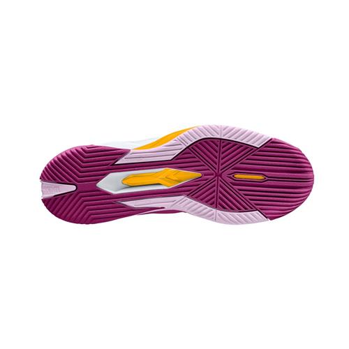 Wilson Rush Pro 4.0  Womens Tennis Shoes (White/Baton Rouge/Saffron)