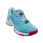 Wilson Rush Pro Junior 4.0 QL Tennis Shoes (Scuba Blue/Whi/Love Potion)