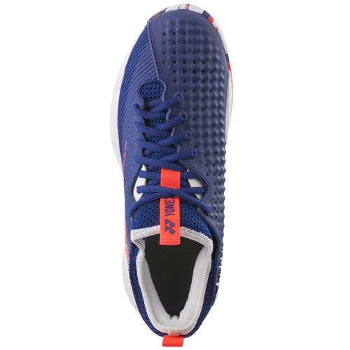 Yonex Power Cushion Fusion Rev 4 All Court Mens Tennis Shoe (White/Royal Blue)