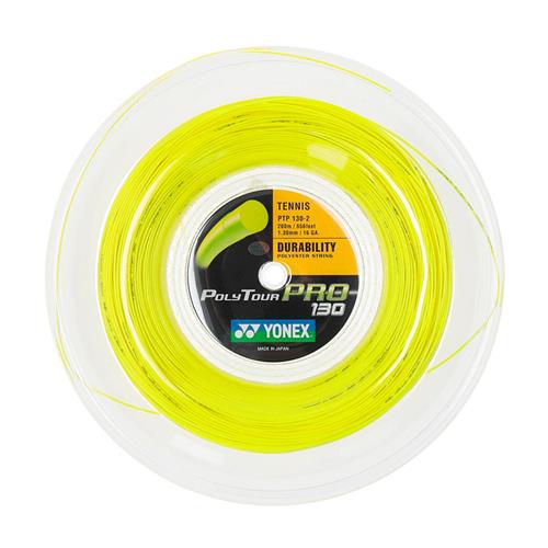 Yonex PolyTour Pro 130/16 200m Reel (Flash Yellow)