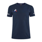 Le Coq Sportif Boys Short Sleeve Tennis Tee (Dress Blue)