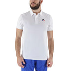 Le Coq Sportif Men's Tennis Polo Short Sleeve No5 (Optical White)