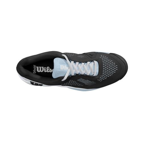 Wilson Rush Pro 4.0  Womens Tennis Shoes (Black/White/China Blue)