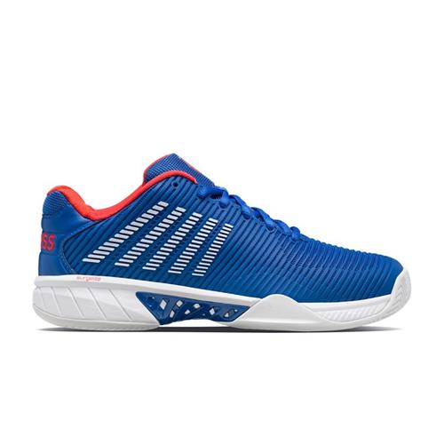 K-Swiss Hypercourt Express 2 All Court Mens Shoe (Classic Blue/White/Berry Red)