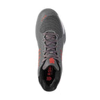 K-Swiss Hypercourt Express 2 HB Mens Shoe (Steel Grey/Jet Black/Spicy Orange)