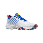 K-Swiss Hypercourt Supreme AC Mens Shoe (White/Classic Blue/Berry Red)
