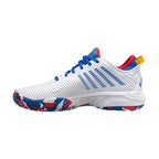 K-Swiss Hypercourt Supreme AC Mens Shoe (White/Classic Blue/Berry Red)