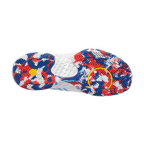K-Swiss Hypercourt Supreme AC Mens Shoe (White/Classic Blue/Berry Red)