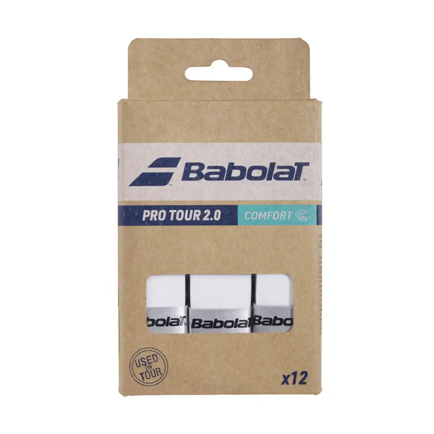 Babolat Pro Tour 2.0 Comfort 12 Pack (White)