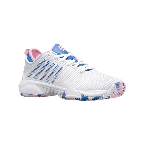 K-Swiss Hypercourt Supreme HB Womens Shoe (White/Star Sapphire/Orchard Pink)