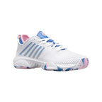 K-Swiss Hypercourt Supreme HB Womens Shoe (White/Star Sapphire/Orchard Pink)