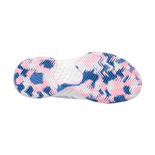 K-Swiss Hypercourt Supreme HB Womens Shoe (White/Star Sapphire/Orchard Pink)