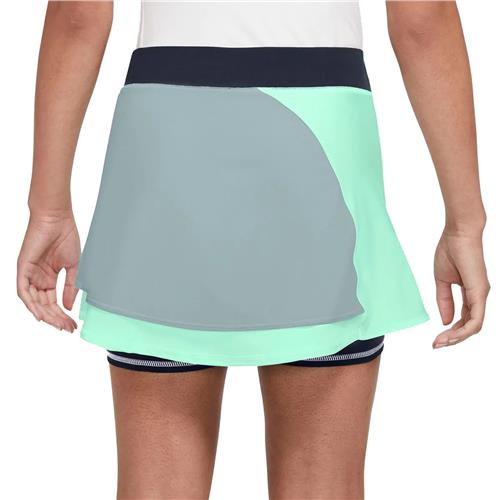 Nike Court Dri-Fit Womens Slam Skirt (Mint Foam/Ocean Cube/Obsidian/Black)