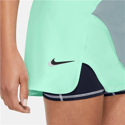 Nike Court Dri-Fit Womens Slam Skirt (Mint Foam/Ocean Cube/Obsidian/Black)