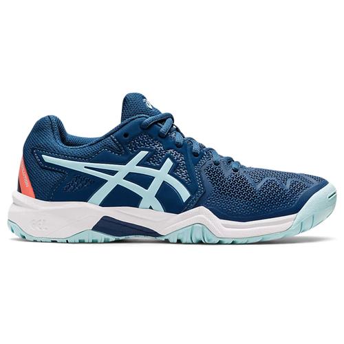 Asics Gel-Resolution 8 GS Kids Shoe (Light Indigo/Clear Blue)