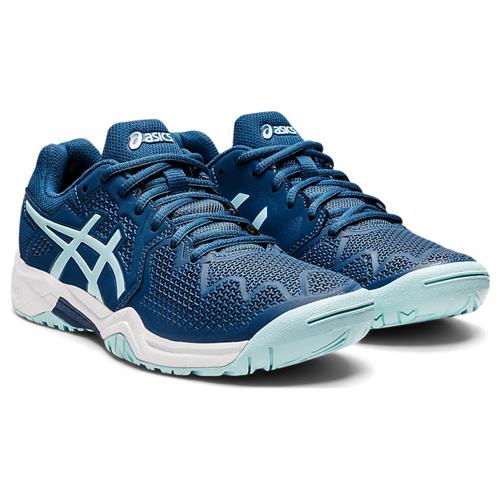 Asics Gel-Resolution 8 GS Kids Shoe (Light Indigo/Clear Blue)