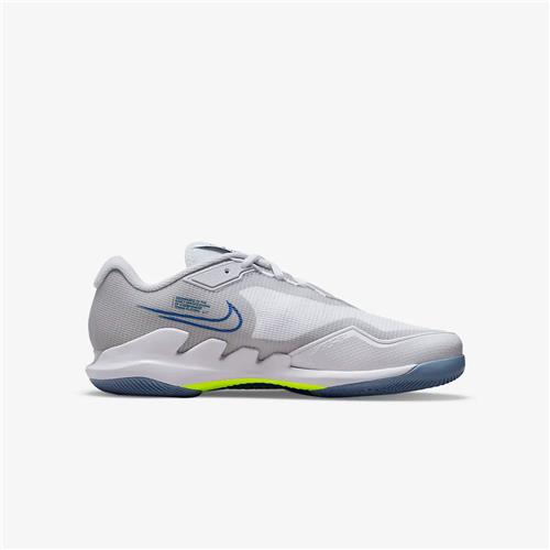 Nike Air Zoom Vapor Pro Men's HC Tennis Shoes (White/Ashen Slate/Grey Fog/Mystic Navy)