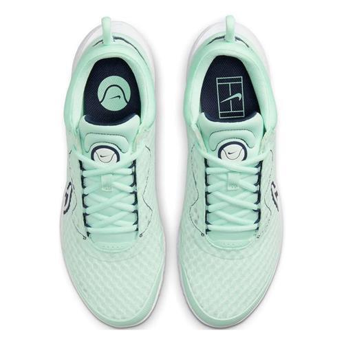 Nike Zoom Court Pro HC Ladies Tennis Shoes (Mint Foam- Obsidian White)