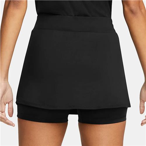 Nike Court Victory Womens Dri-Fit Tennis Skirt (Black/White)