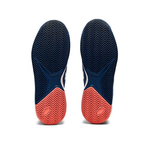 Asics Gel-Resolution 8 Clay Mens Tennis Shoes (Blue Harmony White)